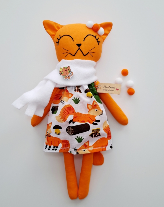 Kitten Mona - orange